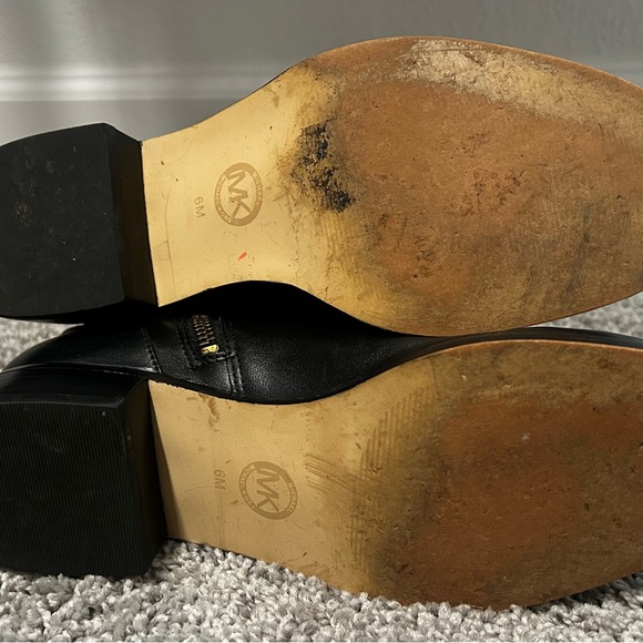 Michael Kors Black Leather Women's Boots - Picture 5 of 5